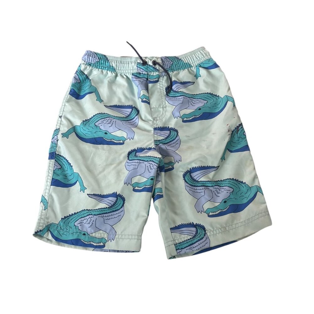 Tea Collection Swim Trunks Crocodiles Size 8